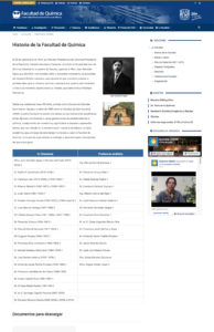 Historia Facultad de Química