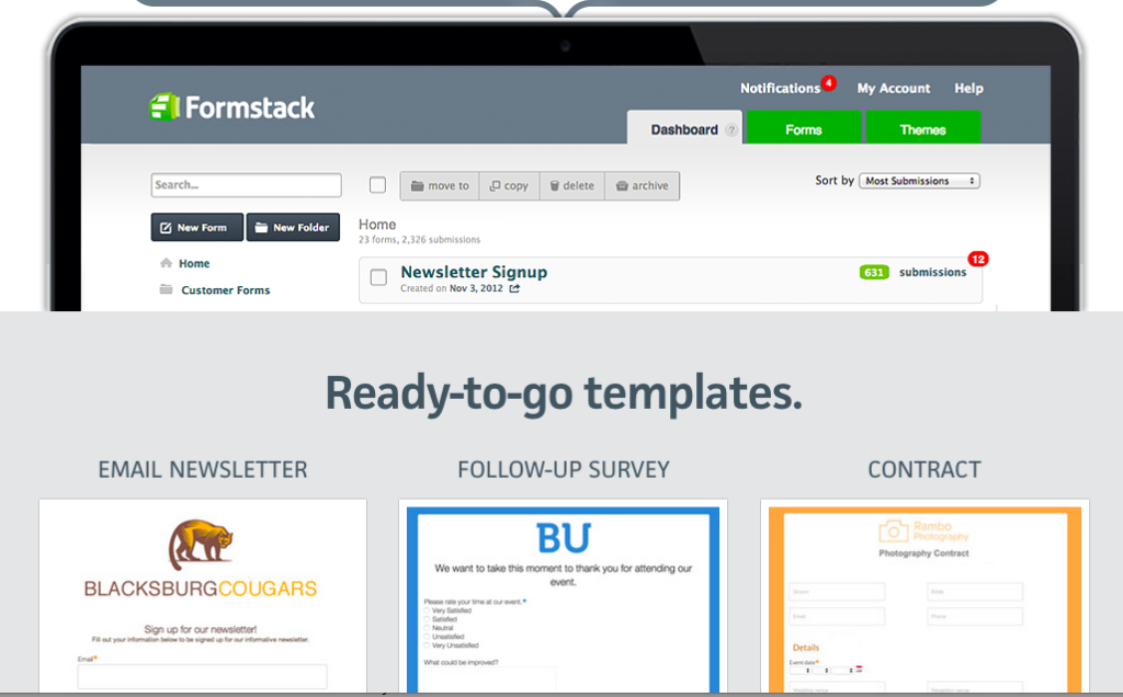 Formularios web