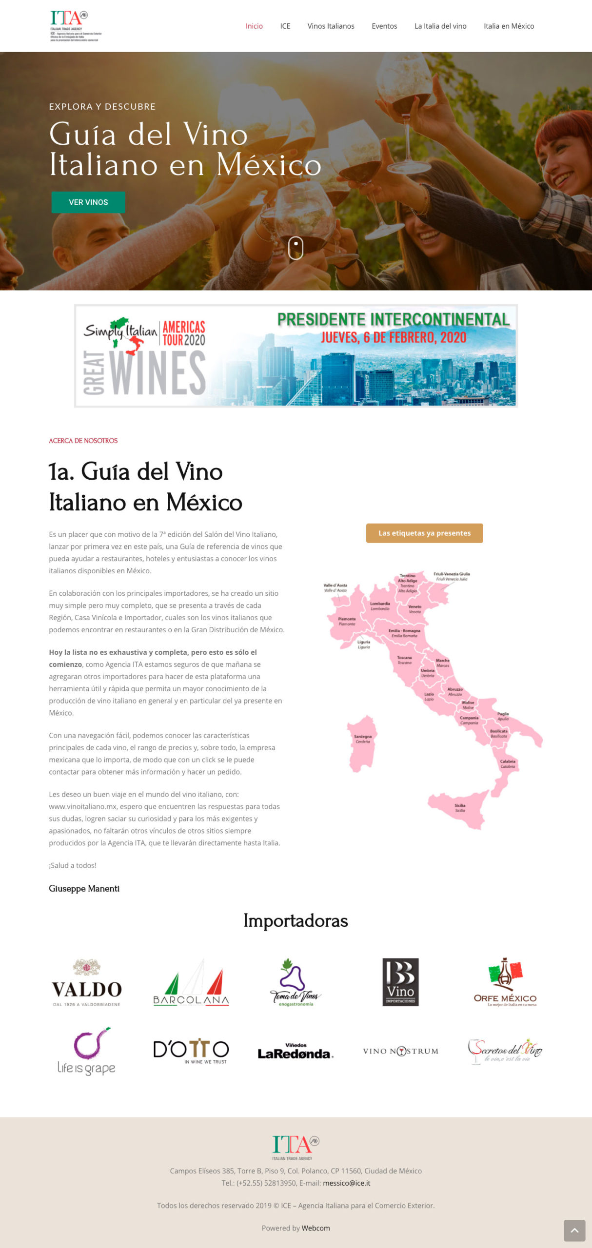 Guía del vino italiano en México